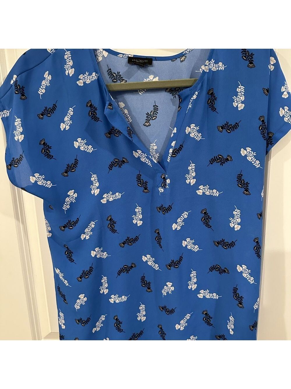 Blue Women's Top by Ann Taylor
